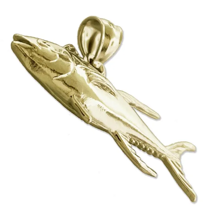 14K Gold 28MM Tuna Pendant Goldia PreStyled Sets