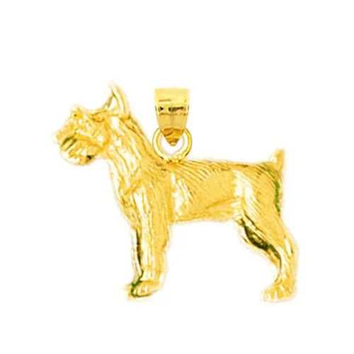 Goldia PreStyled Sets 14K Gold Terrier Pendant