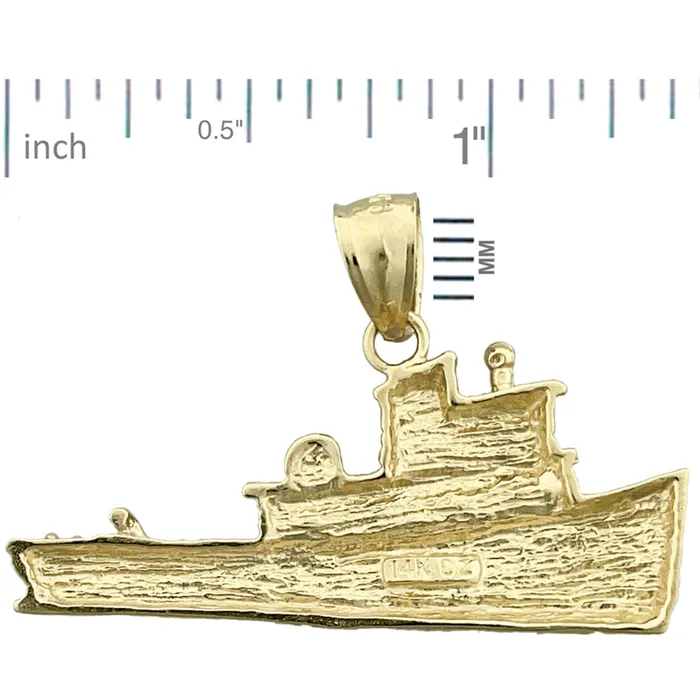 Goldia PreStyled Sets 14K Gold Tugboat Pendant