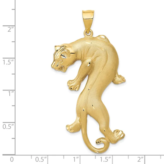 Goldia PreStyled Sets 14k Yellow Gold Panther Pendant