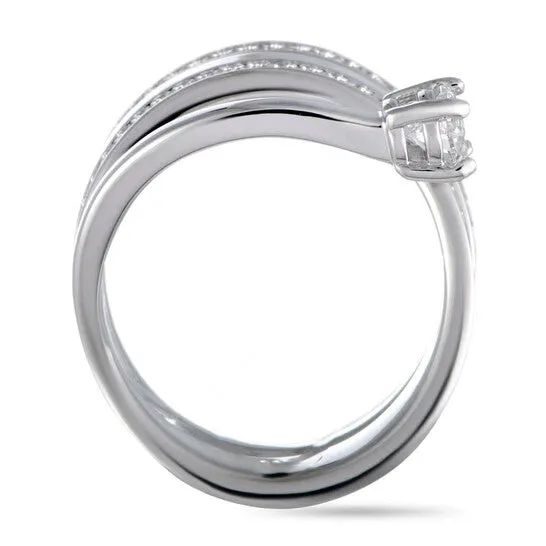 JMS always Rings Original Swarovski Fresh RhodiumPlated Crystal Swirl Ring JMS always Rings Original Swarovski Fresh RhodiumPlated Crystal Swirl Ring