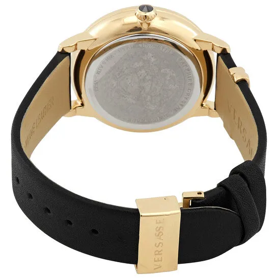 JMS always Watches Original Versace Medusa Icon Diamond Quartz Gold Dial Ladies Watch VEZ200722