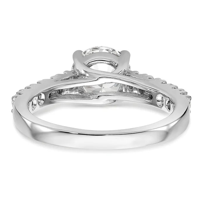 Rings Goldia 150ct CZ Solid Real 14K White Gold Engagement Ring