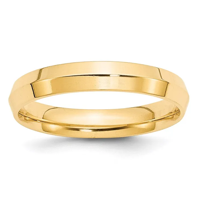 Rings Goldia Solid 10K Yellow Gold 4mm Knife Edge Comfort Fit MensWomens Wedding Band Ring Size 11 Rings Goldia Solid 10K Yellow Gold 4mm Knife Edge Comfort Fit MensWomens Wedding Band Ring Size 11