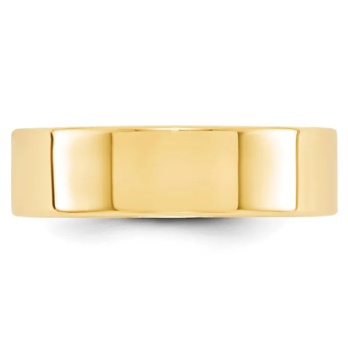 Rings Goldia Solid 10K Yellow Gold 6mm Light Weight Flat MensWomens Wedding Band Ring Size 10 Rings Goldia Solid 10K Yellow Gold 6mm Light Weight Flat MensWomens Wedding Band Ring Size 10