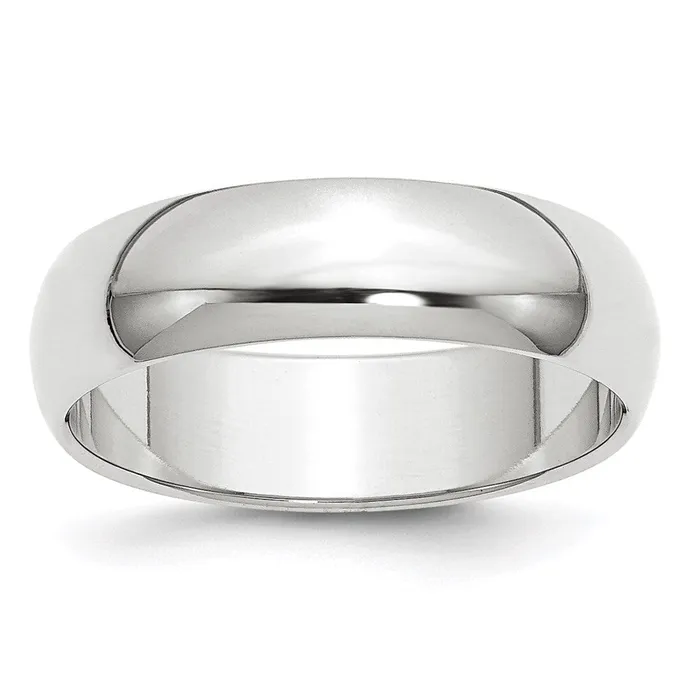 Rings Goldia Solid 18K Yellow Gold White Gold 6mm HalfRound MensWomens Wedding Band Ring Size 4 Rings Goldia Solid 18K Yellow Gold White Gold 6mm HalfRound MensWomens Wedding Band Ring Size 4