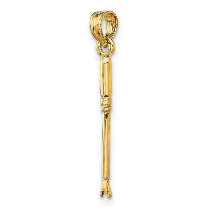 14K 3D Weeding Garden Tool Charm TreasureFineJewelers Charm Necklaces