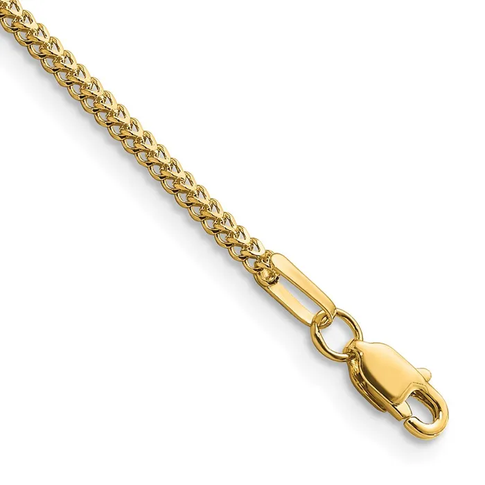 14K 8 inch 13mm Franco with Lobster Clasp Bracelet TreasureFineJewelers Bracelets 14K 8 inch 13mm Franco with Lobster Clasp Bracelet TreasureFineJewelers Bracelets