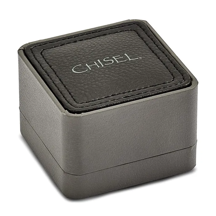 Chisel Stainless Steel Polished Laser Design Rectangle Cufflinks TreasureFineJewelers Bracelets