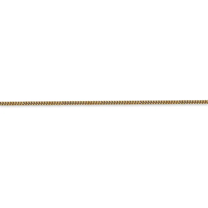 Necklaces TreasureFineJewelers 14k 13mm Curb Pendant Chain