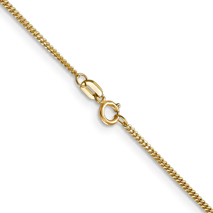 Necklaces TreasureFineJewelers 14k 13mm Curb Pendant Chain