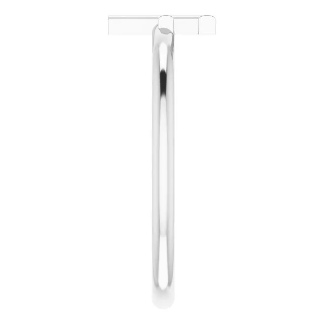 Sterling Silver Initial F Ring TreasureFineJewelers Rings