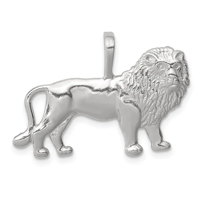 Sterling Silver Lion Charm TreasureFineJewelers Rings