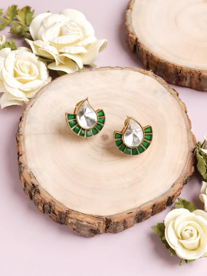 Curio Cottage Earrings The Zoya Polki Diya Earrings