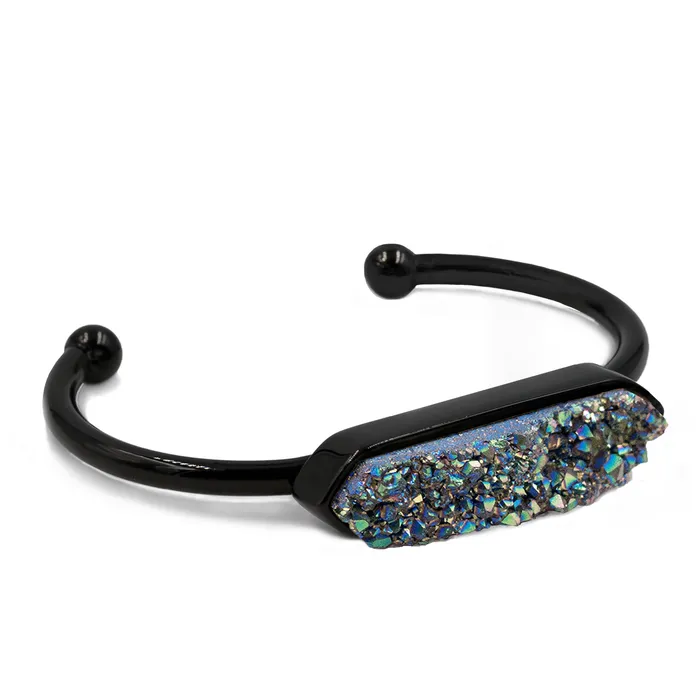 Kinsley Armelle Bracelets Bangle Collection Black Venus Cosmic Quartz Bracelet Kinsley Armelle Bracelets Bangle Collection Black Venus Cosmic Quartz Bracelet
