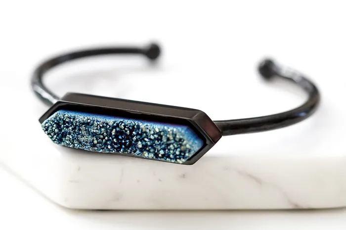 Kinsley Armelle Bracelets Bangle Collection Black Venus Cosmic Quartz Bracelet Kinsley Armelle Bracelets Bangle Collection Black Venus Cosmic Quartz Bracelet