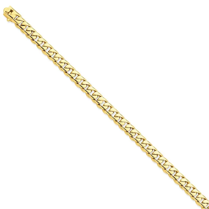 WB Choice Jewelry Bracelets 14k 725mm Handpolished Rounded Curb Link BraceletWBCLK1249