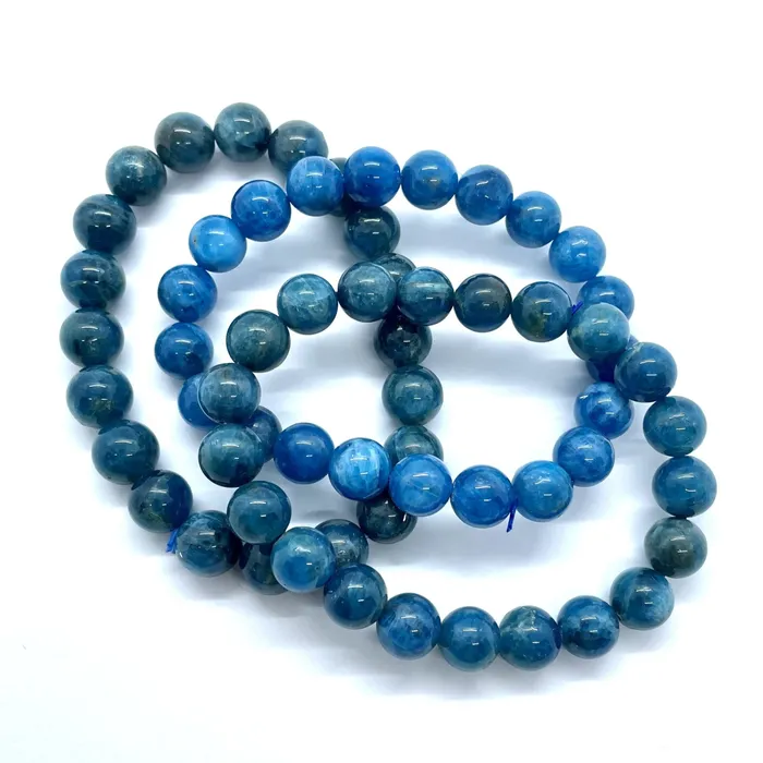 Apatite 8mm Beaded Bracelet J468 Bliss Crystals Bracelets
