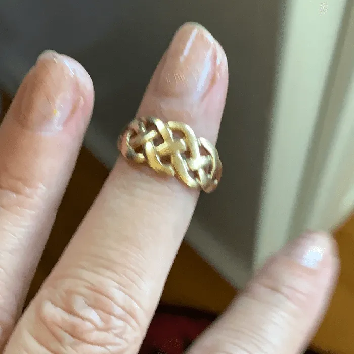 Celtic Ring 10k Gold Vintage Love Vintage Paris Rings