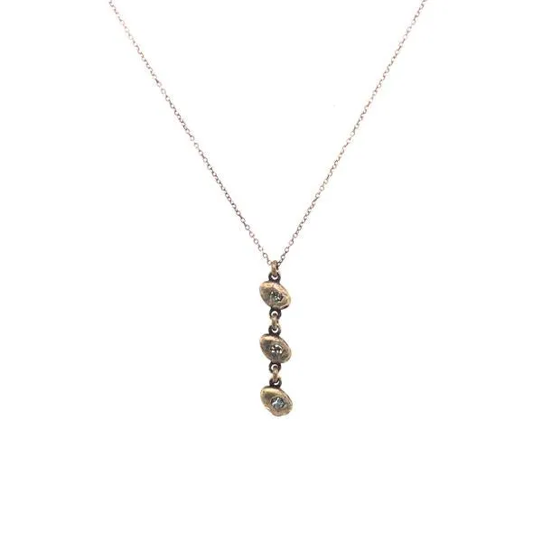 Necklaces Triple Oval Drop Necklace Rebel Designs Inc