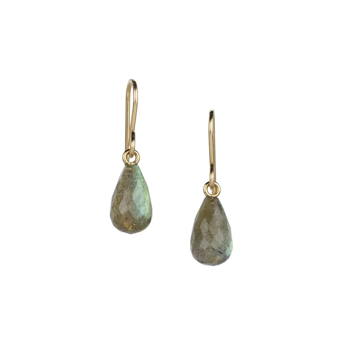 Earrings Labradorite Faceted Drop Earrings Maria Beaulieu