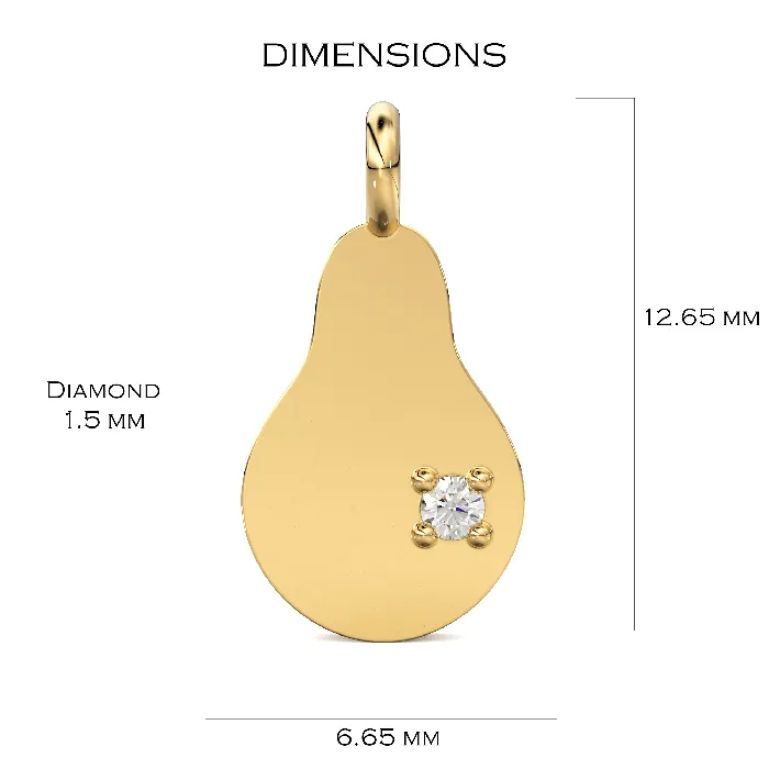 Jalvi Co Charm Necklaces Peach Solid Gold Diamond Charm 14k 18k Solid Gold Charm Diamond Charm Finding Daughters Day Sale Jalvi Co Charm Necklaces Peach Solid Gold Diamond Charm 14k 18k Solid Gold Charm Diamond Charm Finding Daughters Day Sale