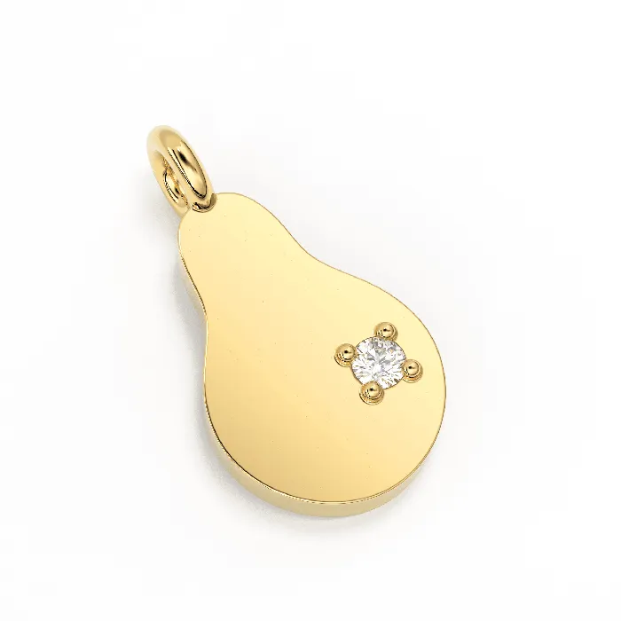Jalvi Co Charm Necklaces Peach Solid Gold Diamond Charm 14k 18k Solid Gold Charm Diamond Charm Finding Daughters Day Sale Jalvi Co Charm Necklaces Peach Solid Gold Diamond Charm 14k 18k Solid Gold Charm Diamond Charm Finding Daughters Day Sale