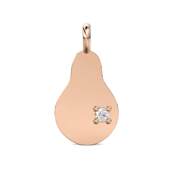 Jalvi Co Charm Necklaces Peach Solid Gold Diamond Charm 14k 18k Solid Gold Charm Diamond Charm Finding Daughters Day Sale Jalvi Co Charm Necklaces Peach Solid Gold Diamond Charm 14k 18k Solid Gold Charm Diamond Charm Finding Daughters Day Sale