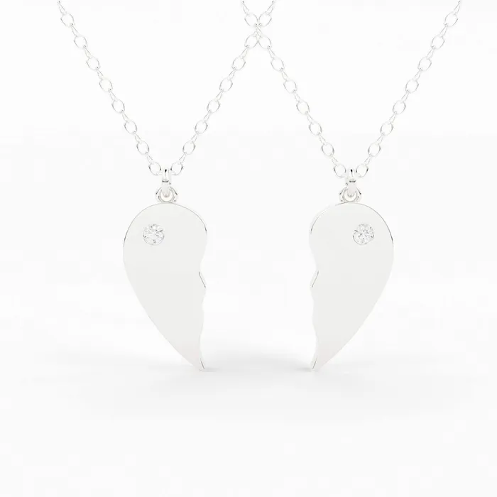 Necklaces Jalvi Co Best Friend Necklace BFF Necklace 14k Solid Gold Heart Necklace Set of 2 Best Friend Necklace Love Necklace Sister Necklace Necklaces Jalvi Co Best Friend Necklace BFF Necklace 14k Solid Gold Heart Necklace Set of 2 Best Friend Necklace Love Necklace Sister Necklace