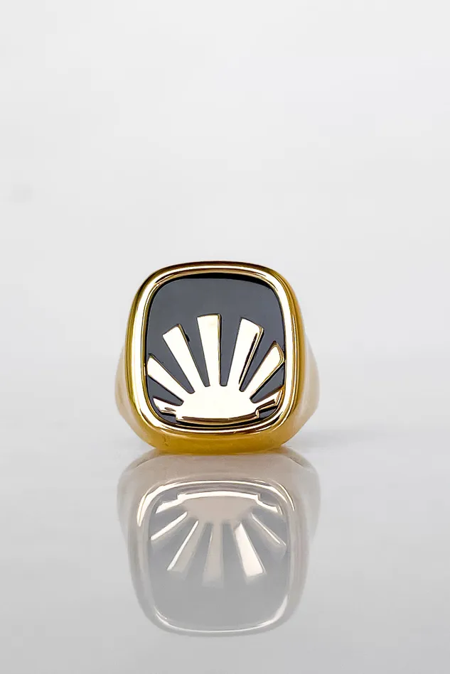 Bright Side Signet Ring BRENT NEALE Rings