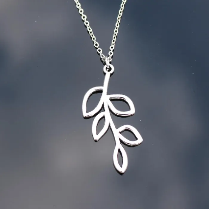 Clavicle Leaf Statement Pendant Necklace For Women sparklingselections Necklaces Clavicle Leaf Statement Pendant Necklace For Women sparklingselections Necklaces