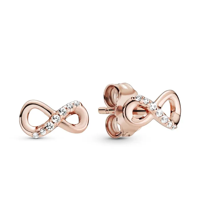 Earrings Pandora Pandora Sparkling Infinity Stud Earrings
