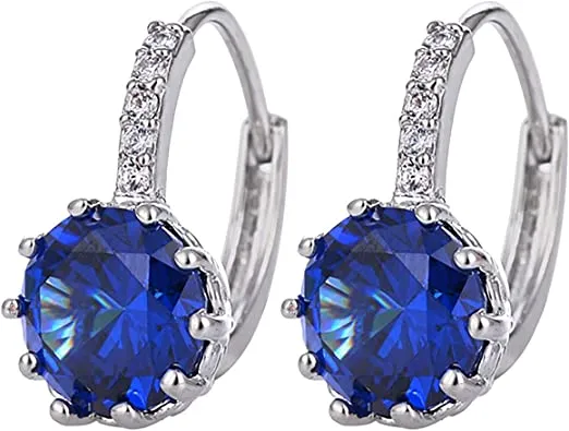 Earrings sparklingselections Luxury Cubic Zircon Charm Flower Stud Earrings For Women Teardrop Crystal Rainbow Drop Dangle Earrings Earrings sparklingselections Luxury Cubic Zircon Charm Flower Stud Earrings For Women Teardrop Crystal Rainbow Drop Dangle Earrings