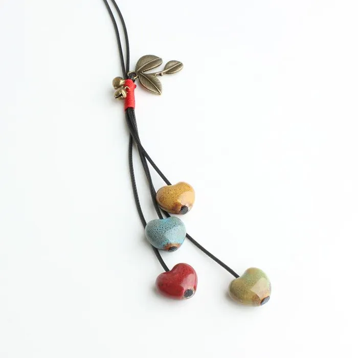 Ethnic Ceramics Long Necklace Chain For Women sparklingselections Necklaces Ethnic Ceramics Long Necklace Chain For Women sparklingselections Necklaces
