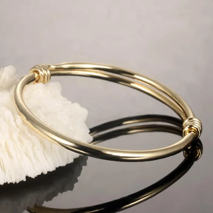 Gold Color Classic Open Bangles For Girl sparklingselections Rings Gold Color Classic Open Bangles For Girl sparklingselections Rings