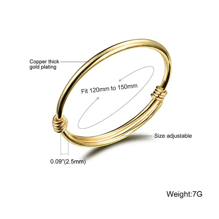 Gold Color Classic Open Bangles For Girl sparklingselections Rings Gold Color Classic Open Bangles For Girl sparklingselections Rings