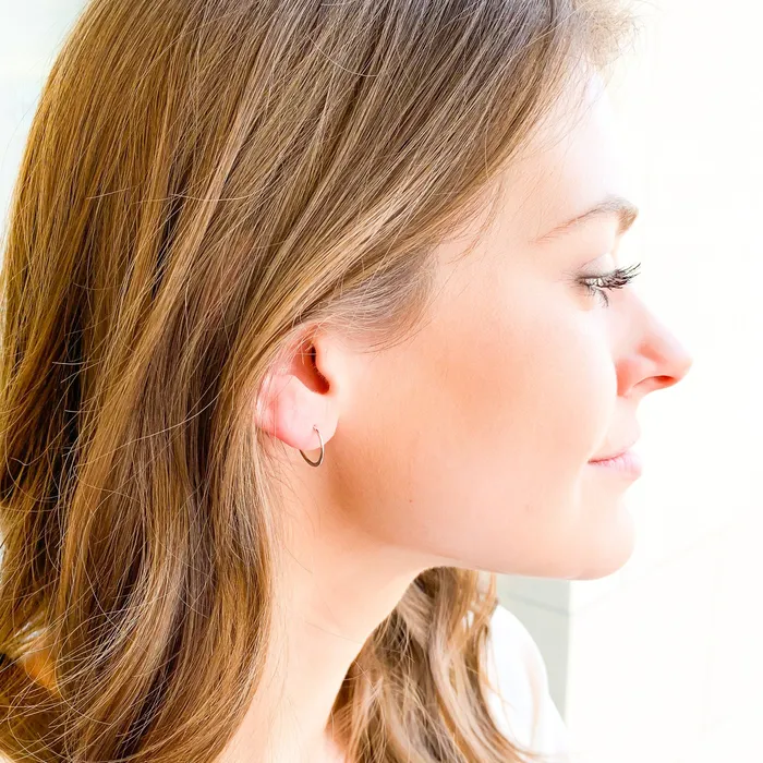 Hoops By Hand Earrings Small Hammered Hoop Earrings Sterling Silver 12mm Hoops By Hand Earrings Small Hammered Hoop Earrings Sterling Silver 12mm