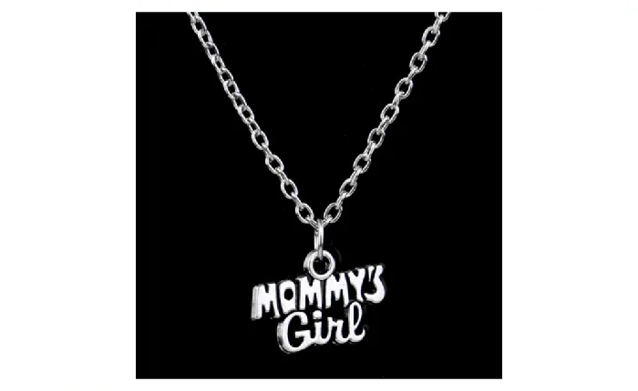 Silver Plated Vintage Letter Mommys Girl Pendant Necklace Sparkling Selections Necklaces Silver Plated Vintage Letter Mommys Girl Pendant Necklace Sparkling Selections Necklaces