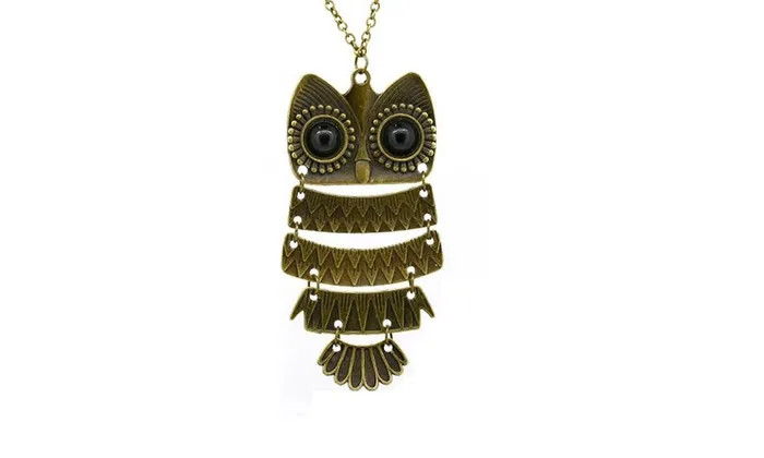 sparklingselections Ancient Owl Pendants Necklace Necklaces