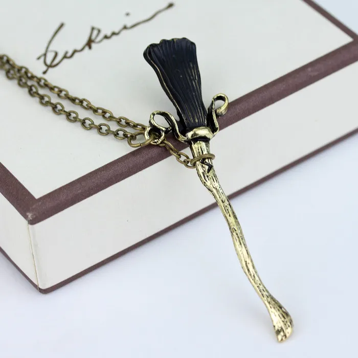 sparklingselections Hogwarts School Brooms Unisex Pendant Necklace Necklaces sparklingselections Hogwarts School Brooms Unisex Pendant Necklace Necklaces