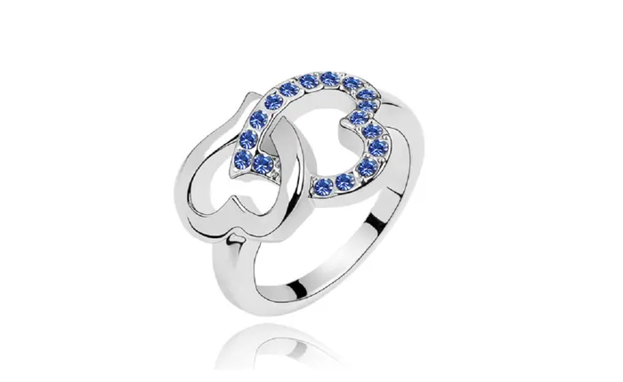 sparklingselections Rings Silver Plated Fashion Marvellous Jewelry Promise Ring