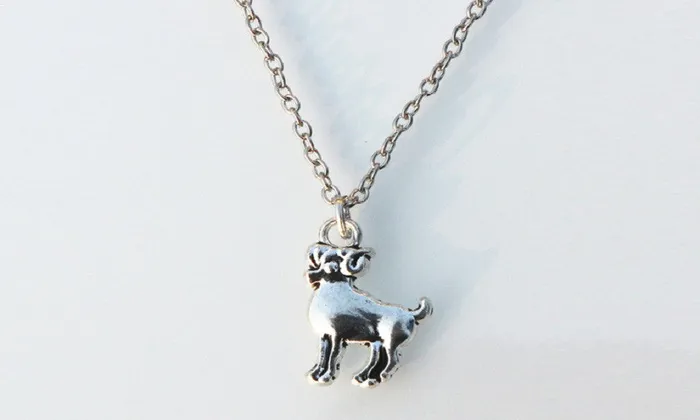 Steampunk Lucky Sheep Pendant Necklace sparklingselections Necklaces